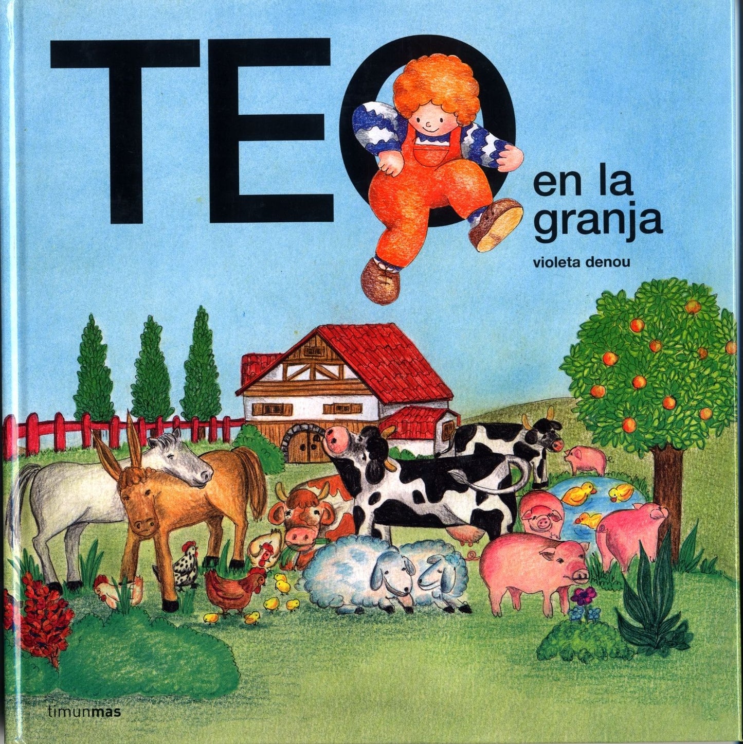 Teo en la granja