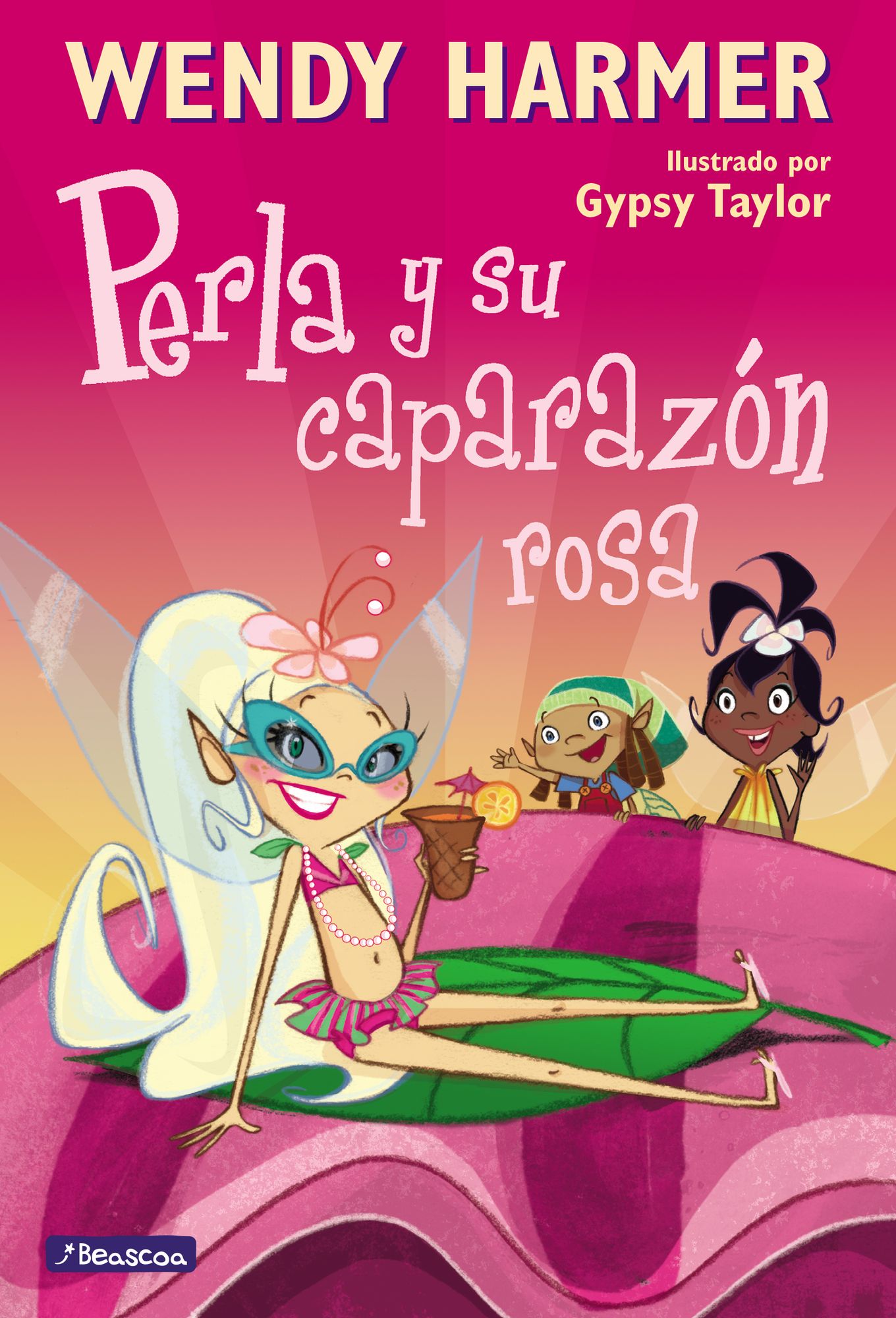 Perla y su caparazón rosa