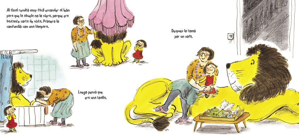 Cï¿½mo Esconder Un Leï¿½n a la Abuela / How to Hide a Lion from Grandma