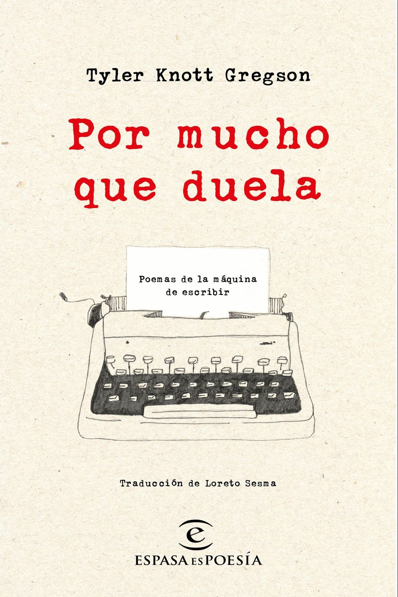 Por mucho que duela: Poemas de la máquina de escribir