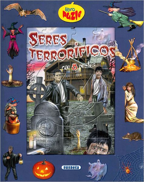 Seres terrorificos: Con 8 puzles