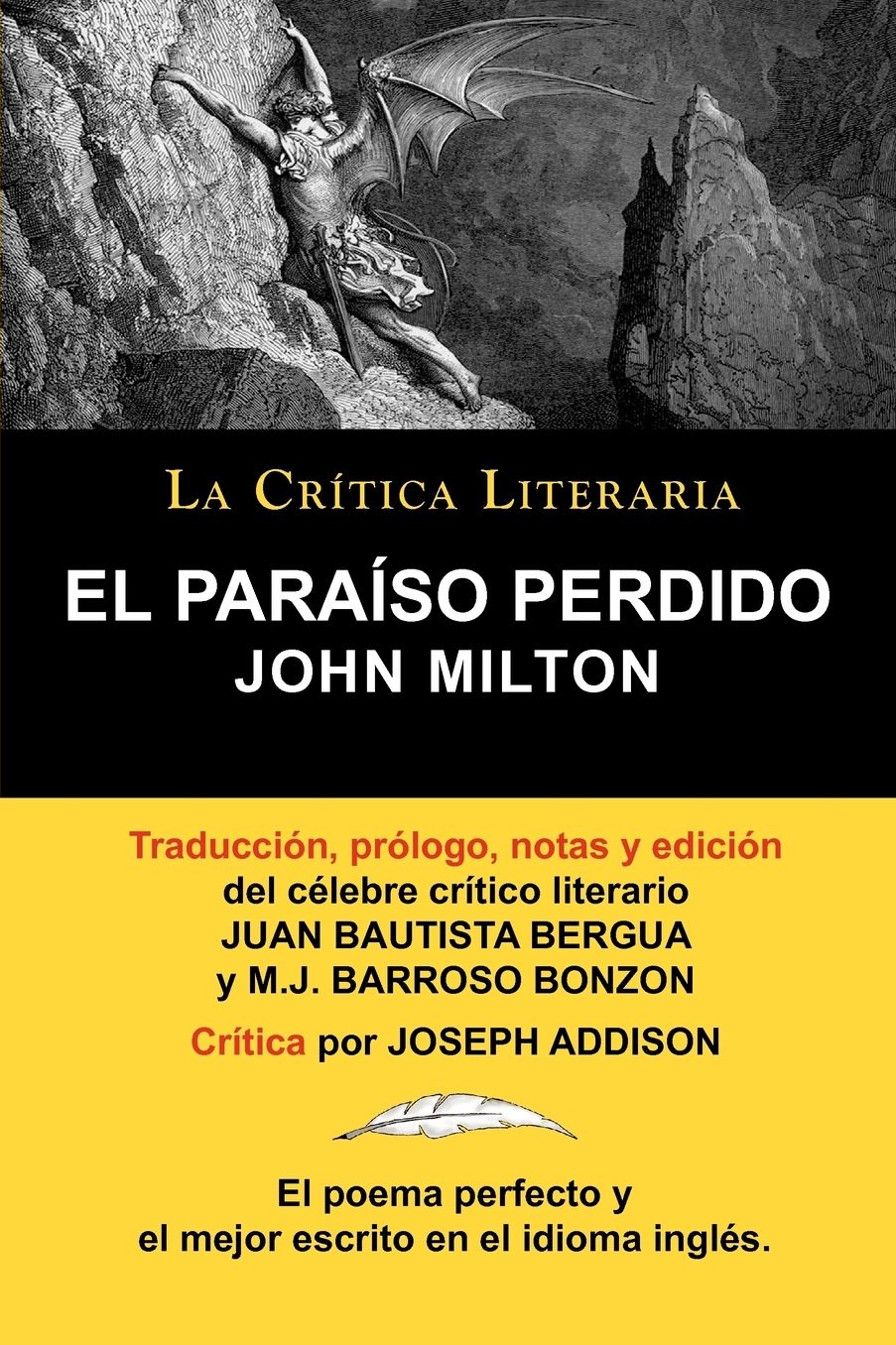 El Paraiso Perdido De John Milton, Colecci N La Cr Tica Literaria Por El C Lebre Cr Tico Literario Juan Bautista Bergua, Ediciones Ib Ricas