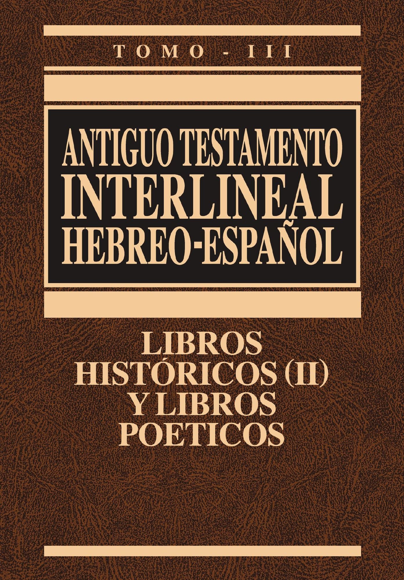 At Interlineal Hebreo-Espanol Vol 3