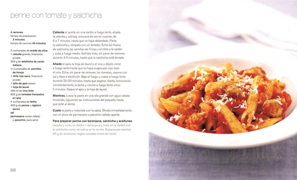 200 recetas de pasta