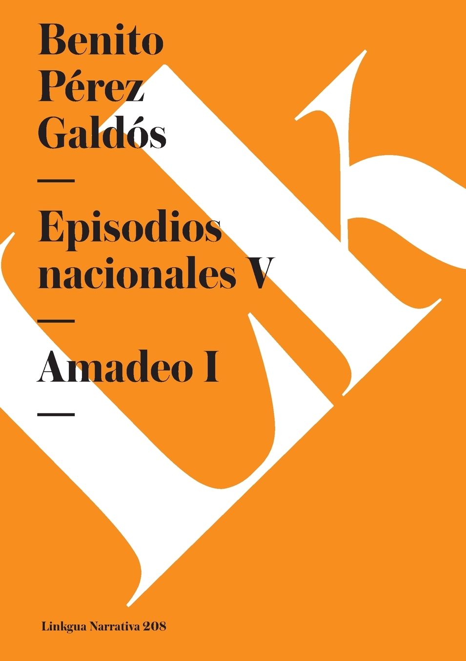 Episodios nacionales V. Amadeo I