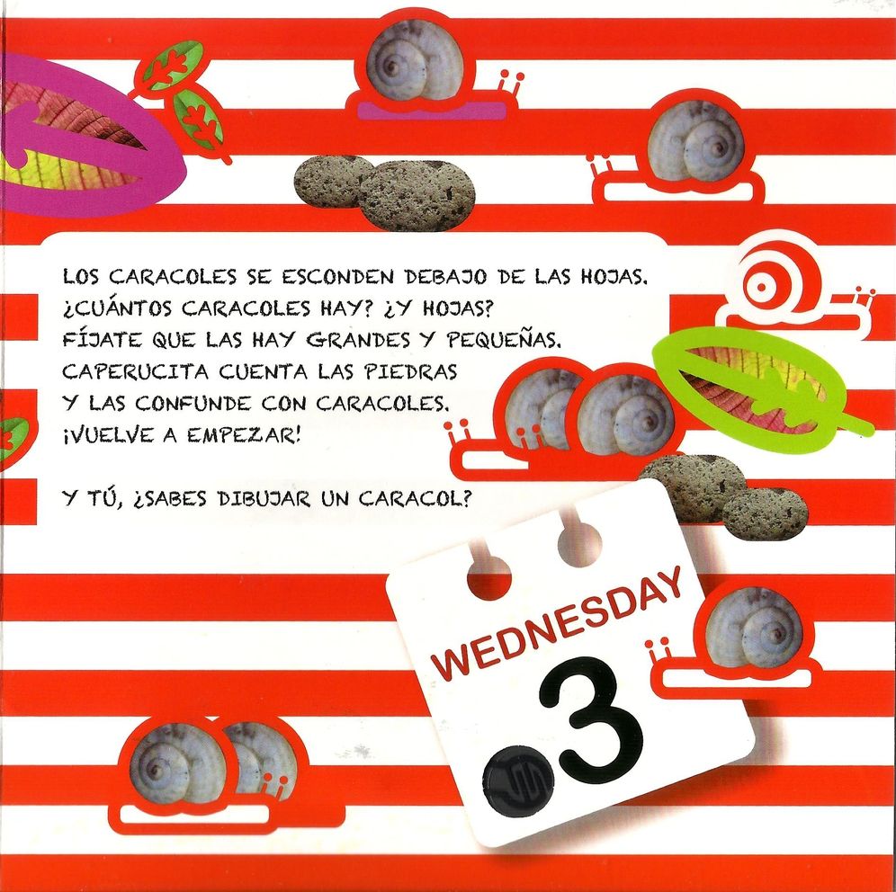 Los dias de la semana: Caperucita: Que dia es hoy?