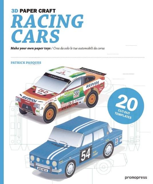 3D Paper Craft Racing Cars