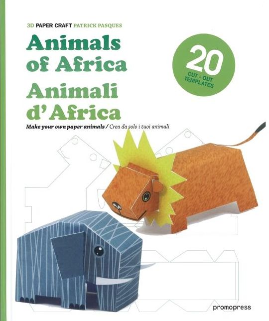 3D Paper Craft Animals of Africa