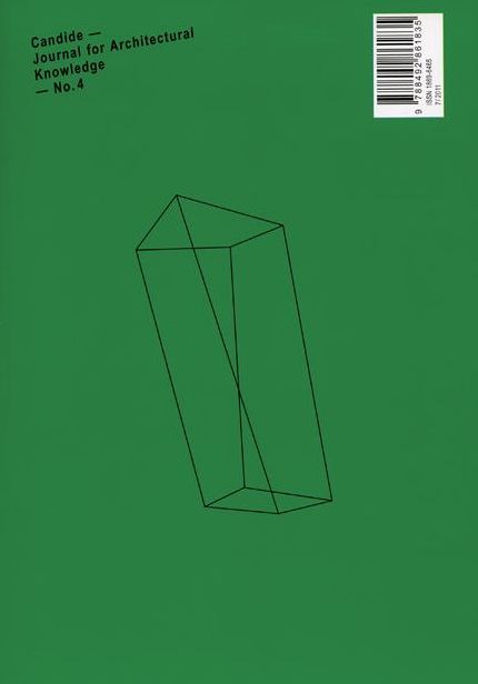 Candide No. 4: Journal for Architectural Knowledge