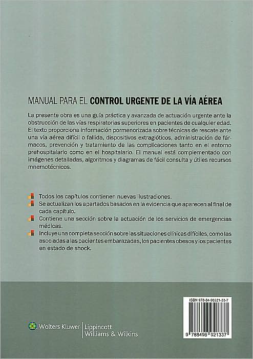 Manual para el Control Urgente de la Via Aerea (Manual of Emergency Airway Management)
