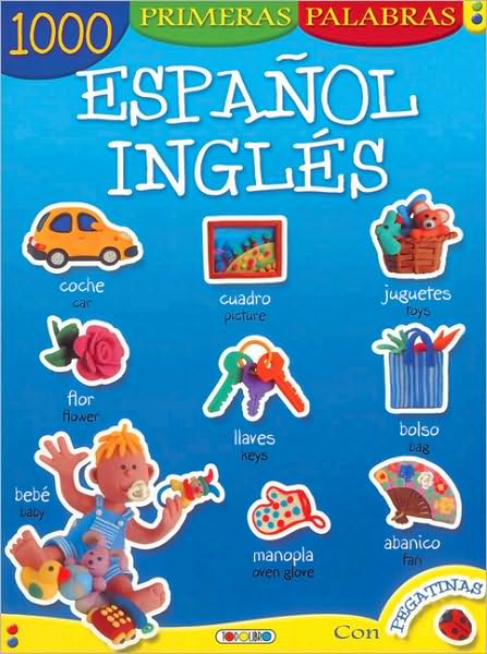 1000 primeras palabras espanol-ingles: Con pegatinas