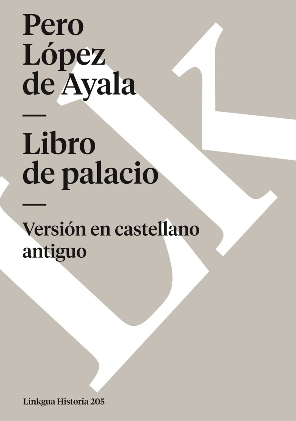 Libro De Palacio