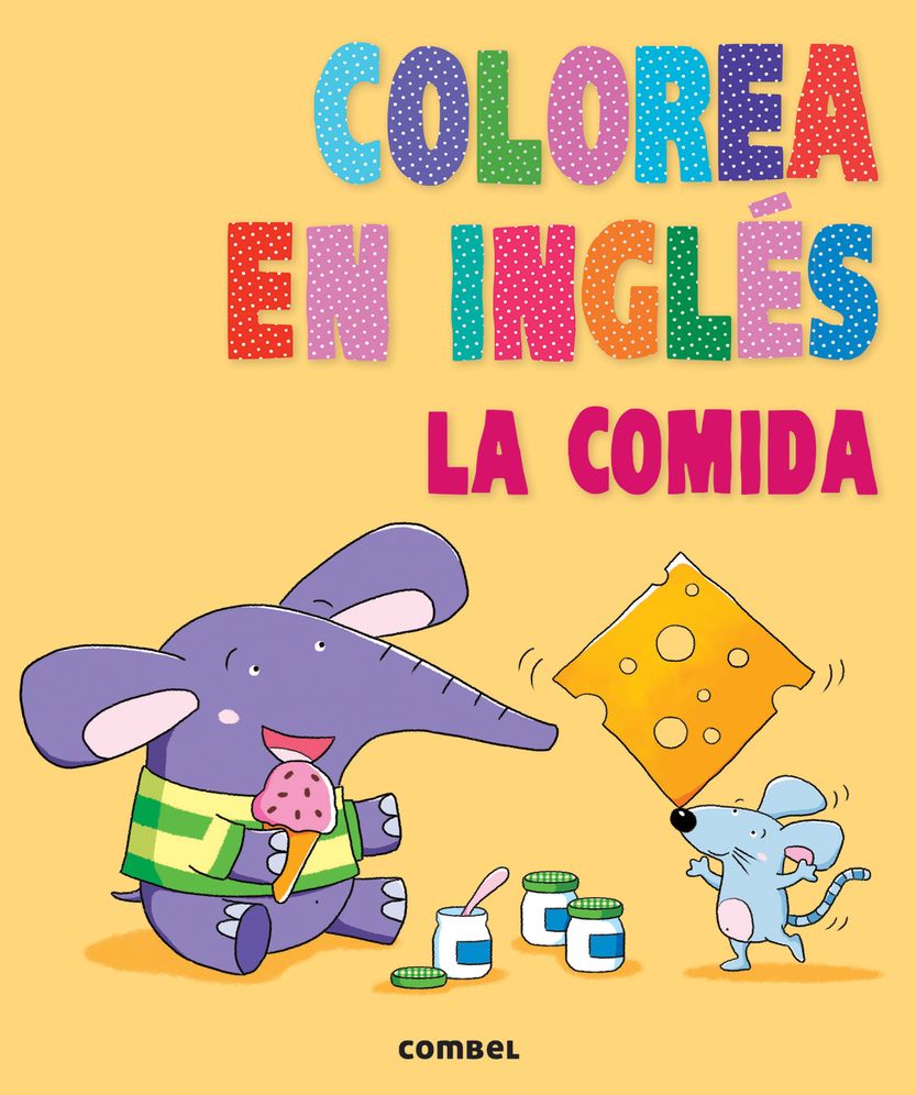 Colorea en ingles: La comida