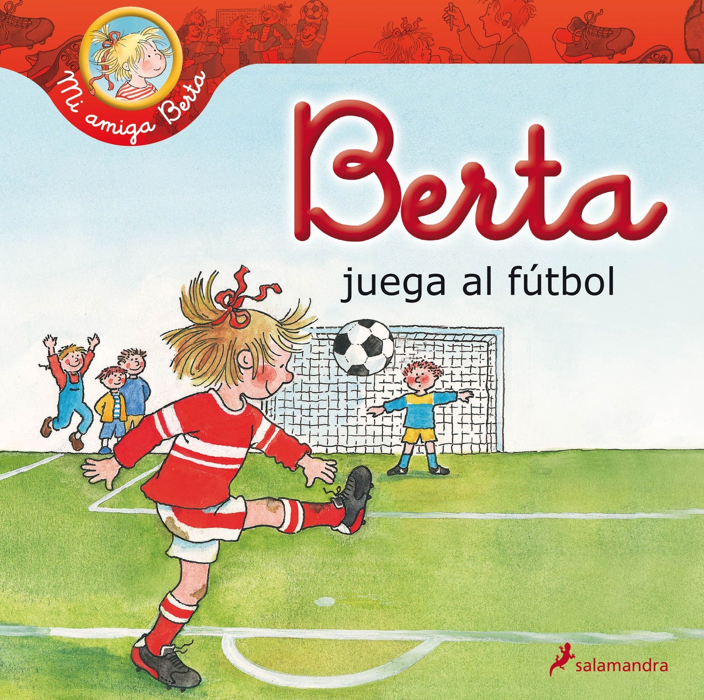 Berta juega al futbol