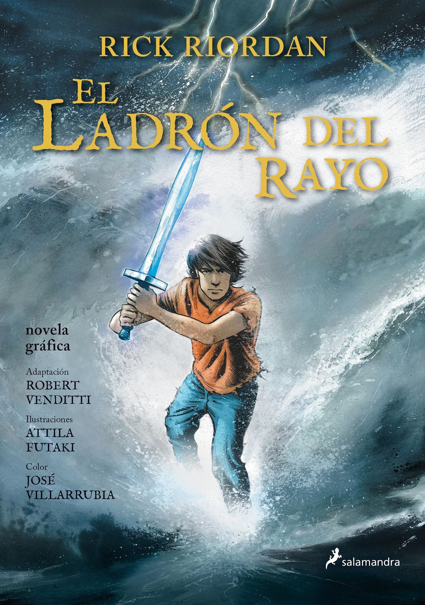 El ladron del rayo: Novela grafica