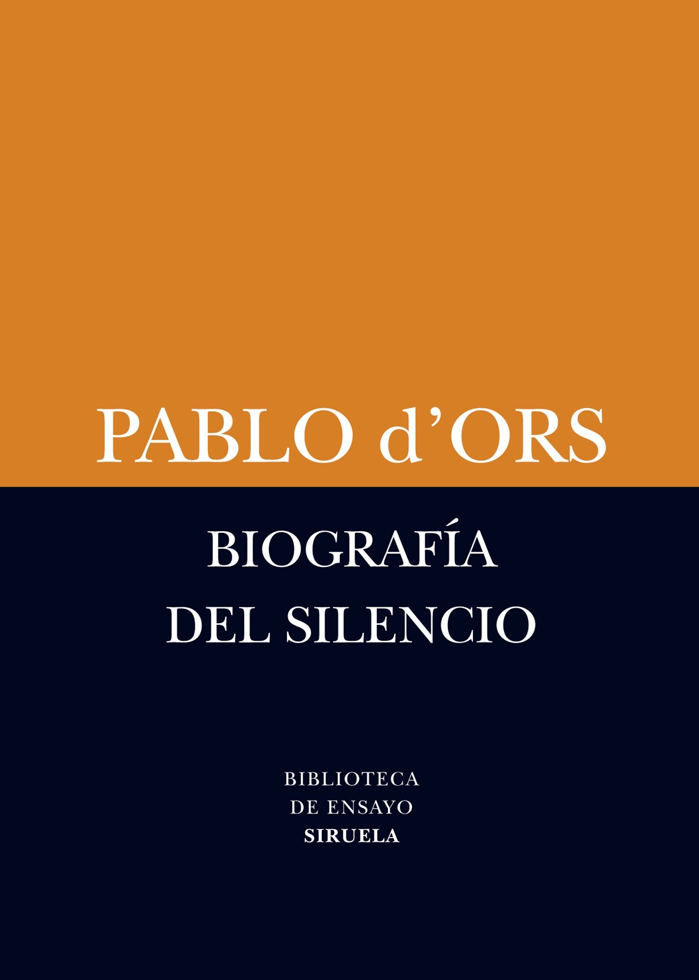 Biografía del silencio: Breve ensayo sobre meditación