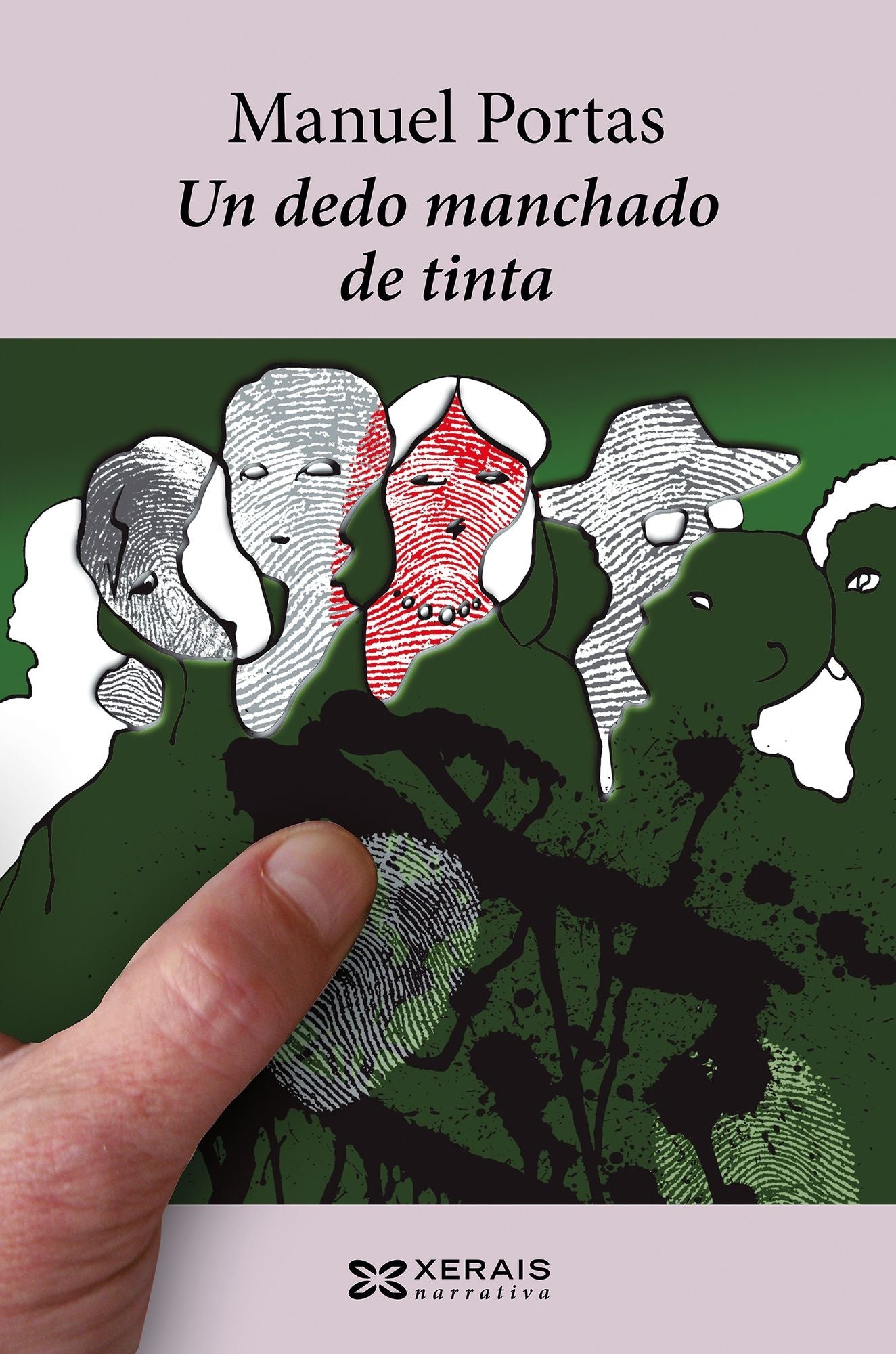 Un dedo manchado de tinta