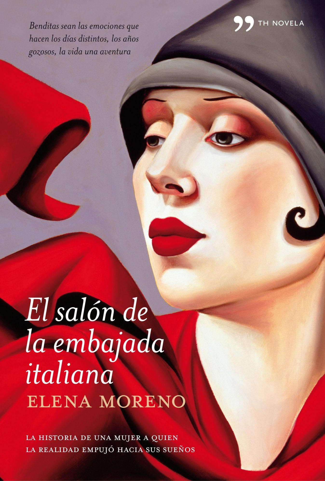El salón de la embajada italiana