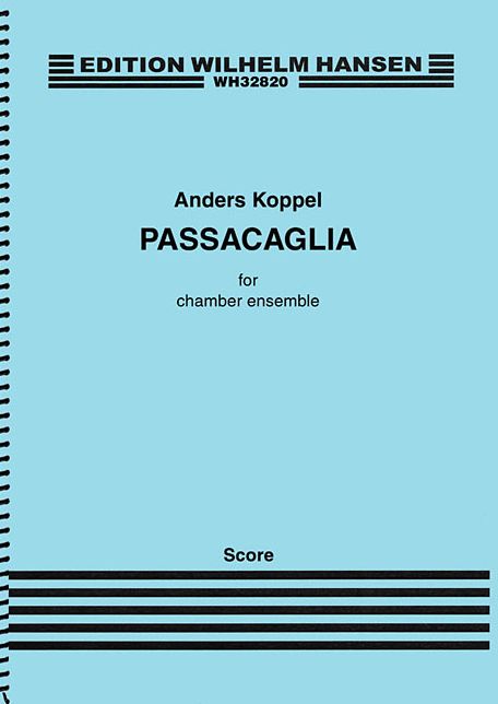 Passacaglia: for Chamber Ensemble (Full Score)