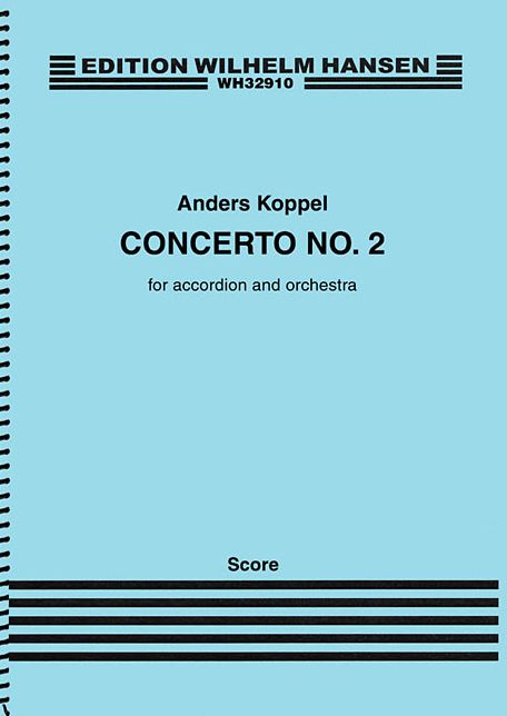 Concerto No. 2: for Accordion and Orchestra (Score)