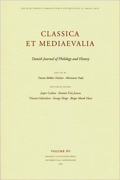 Classica et Mediaevalia Vol 60 (2009)