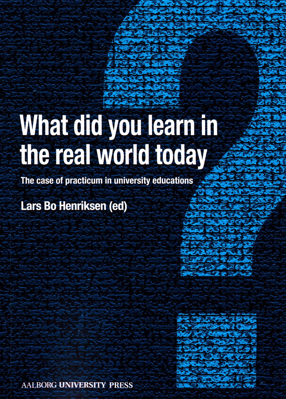 What did you learn in the real world today?: The case of practicum in university educations