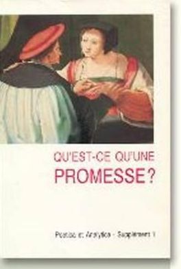 Qu'est-ce qu'Une Promesse?