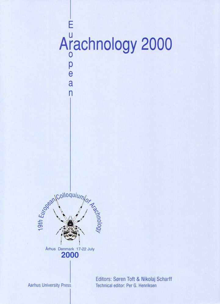 European Arachnology 2000: Proceedings of the 19th Colloquium of Arachnology, Aarhus 17-22 July 2000