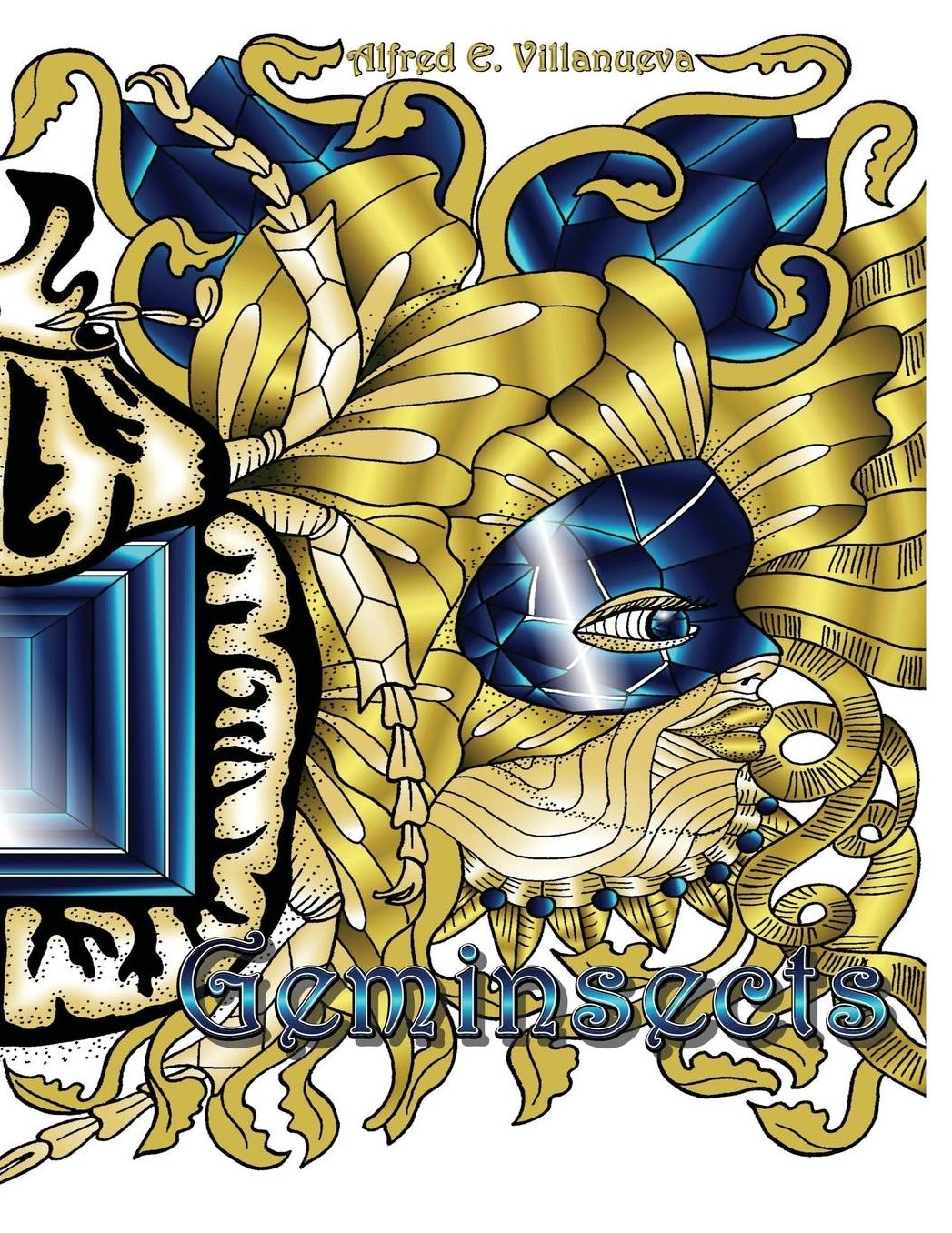 GemInsects: Global Doodle Gems presents GemInsects Adult Coloring book