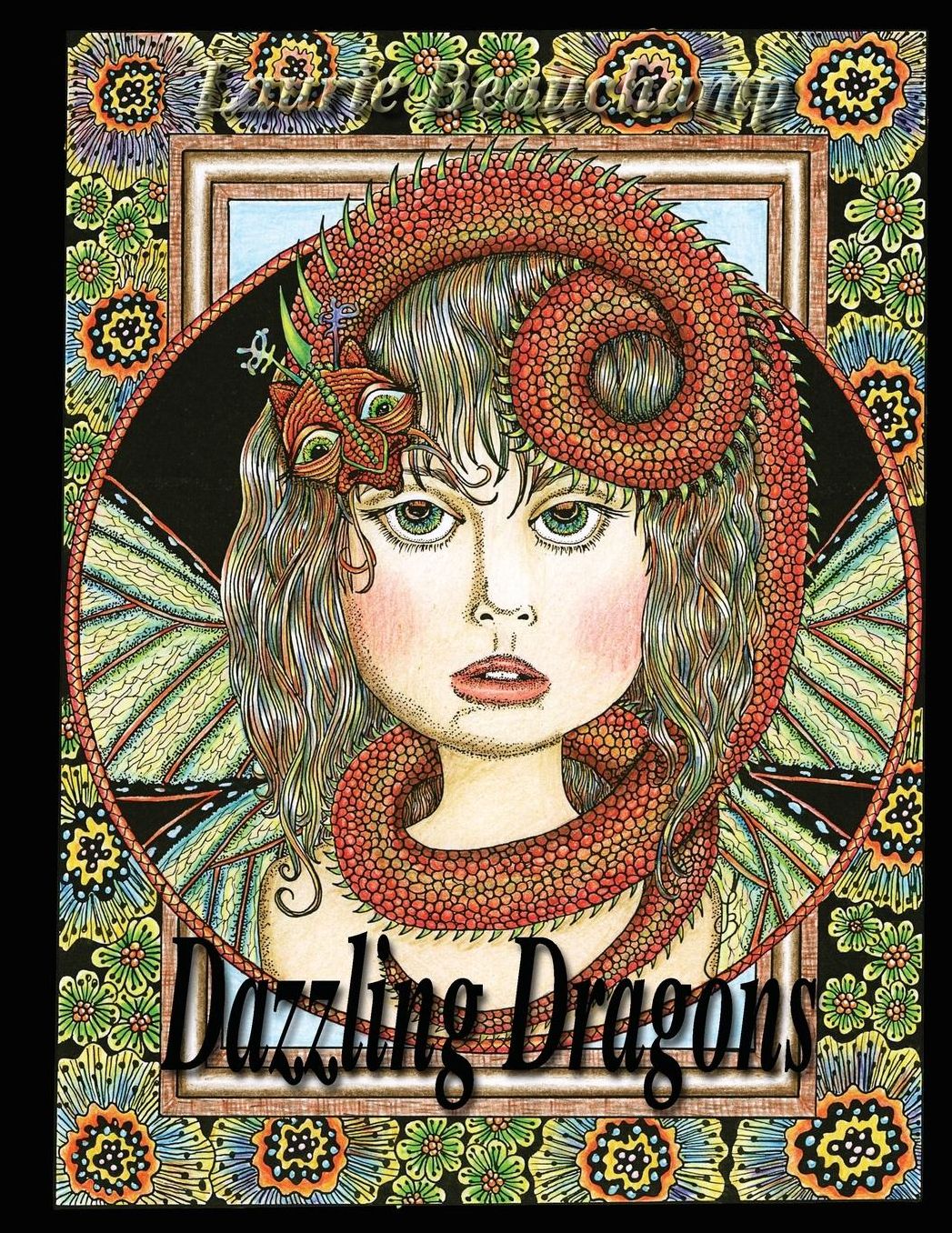 Dazzling Dragons: Adult Coloring Book
