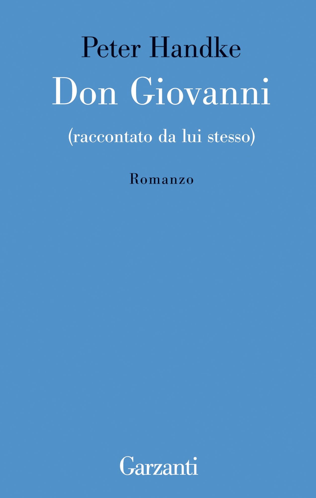 Don Giovanni: (raccontato da lui stesso)