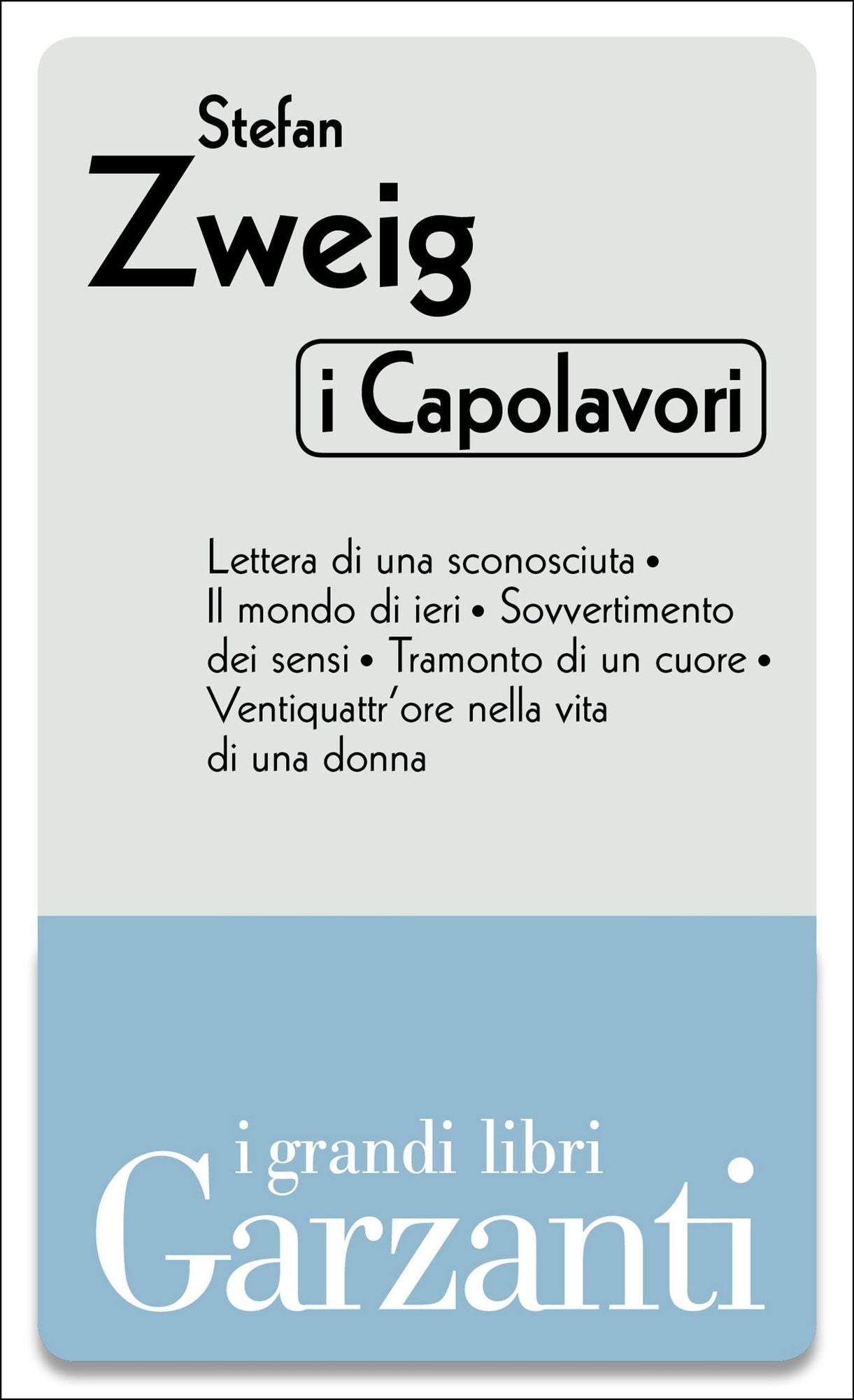 I capolavori (Lettera di una sconosciuta - Il mondo di ieri - Sovvertimento dei sensi - Tramonto di un cuore - Ventiquattr'ore nella vita di una donna)