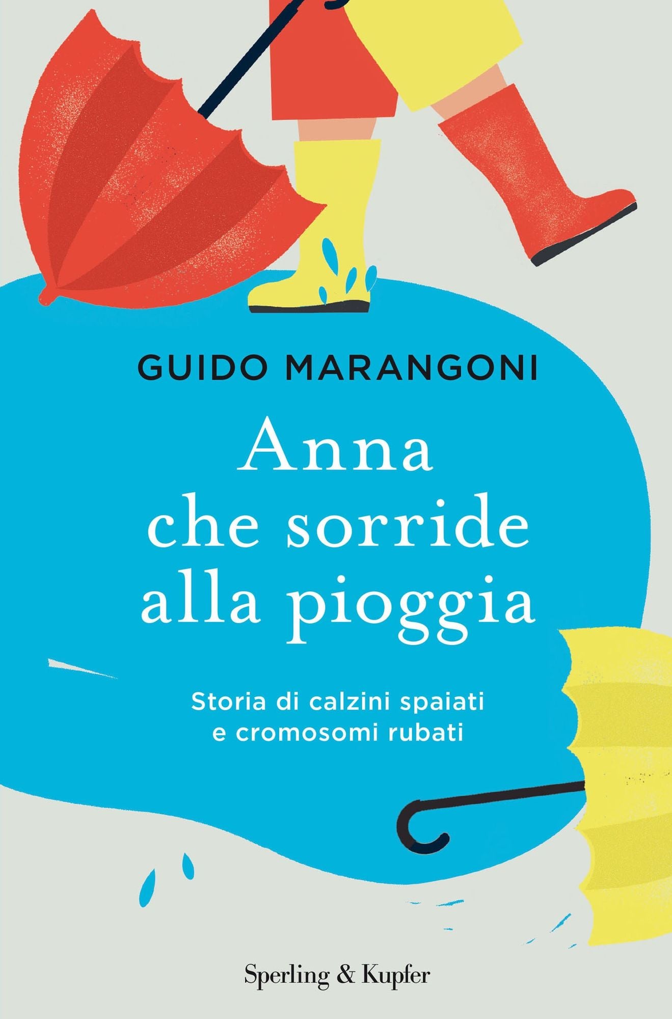 Anna che sorride alla pioggia