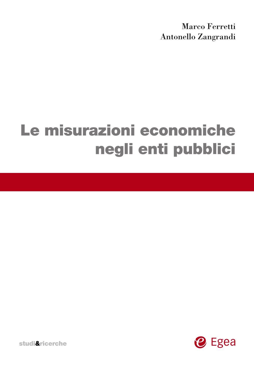 Le misurazioni economiche negli enti pubblici
