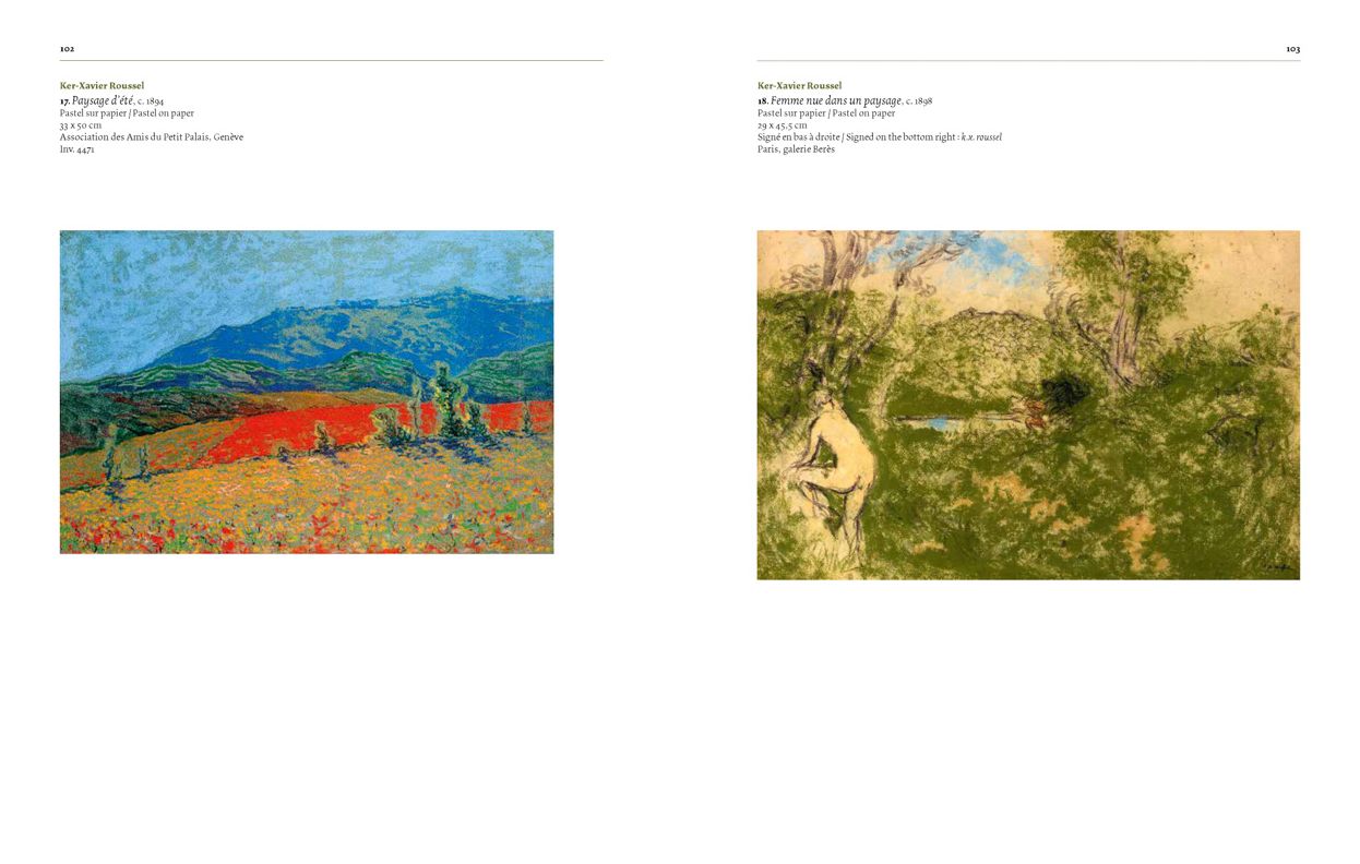 ï¿½douard Vuillard & Ker-Xavier Roussel: Private Moments in the Open Air: Landscapes (1890-1944)