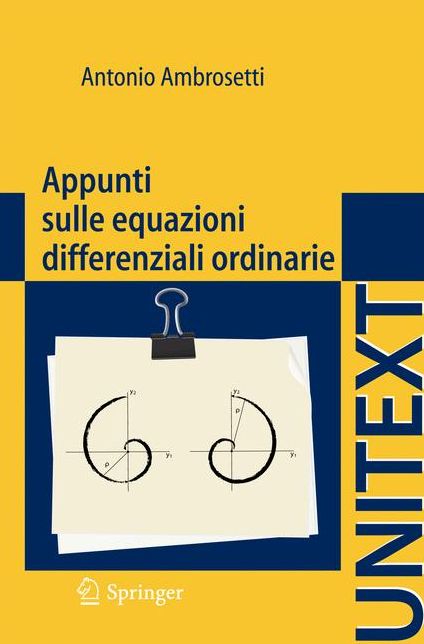 Appunti sulle equazioni differenziali ordinarie