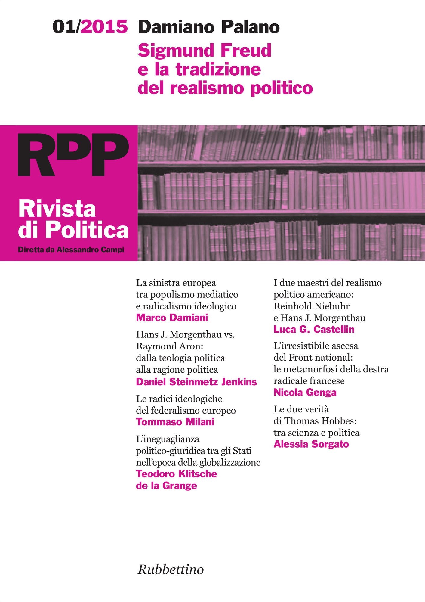 Rivista di Politica 1/2015: Sigmund Freud e la tradizione del realismo politico