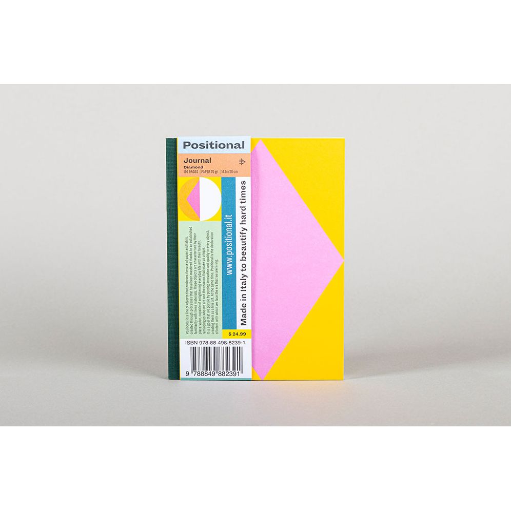 PINK AND YELLOW DIAMOND JOURNAL