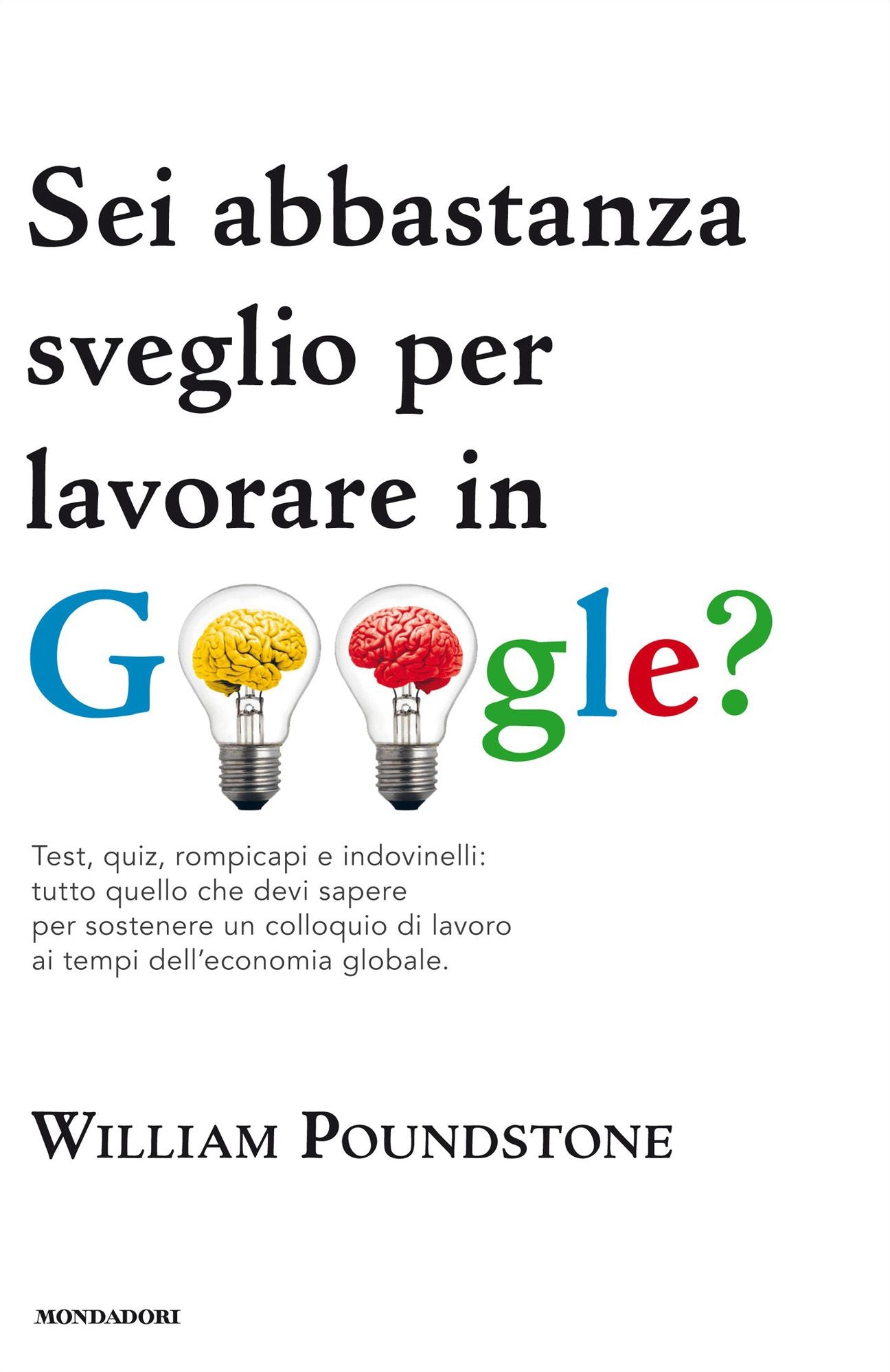 Sei abbastanza sveglio per lavorare in Google?