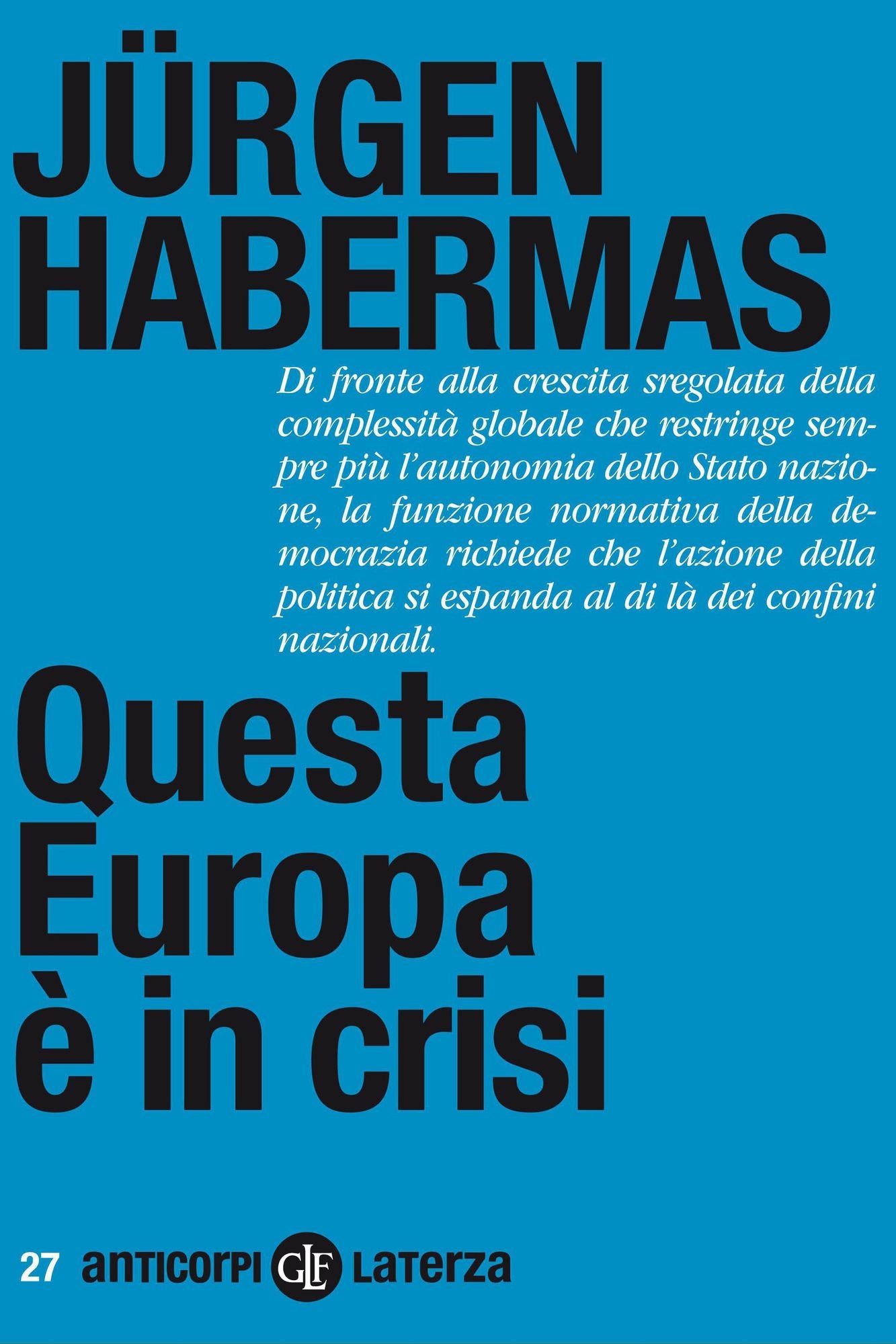 Questa Europa è in crisi