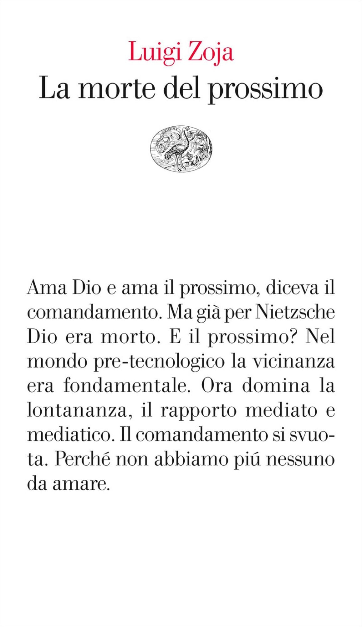 La morte del prossimo