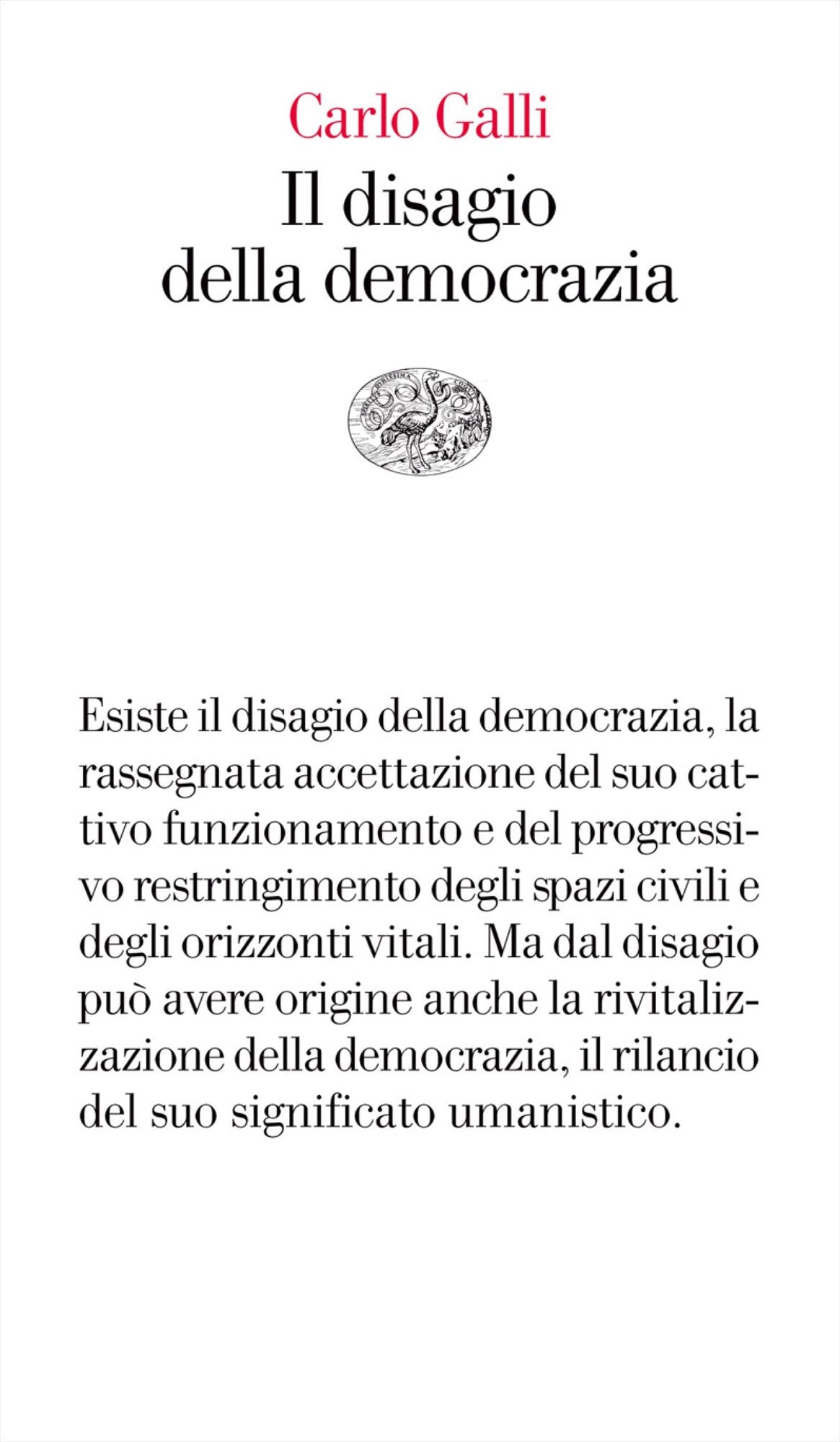 Il disagio della democrazia