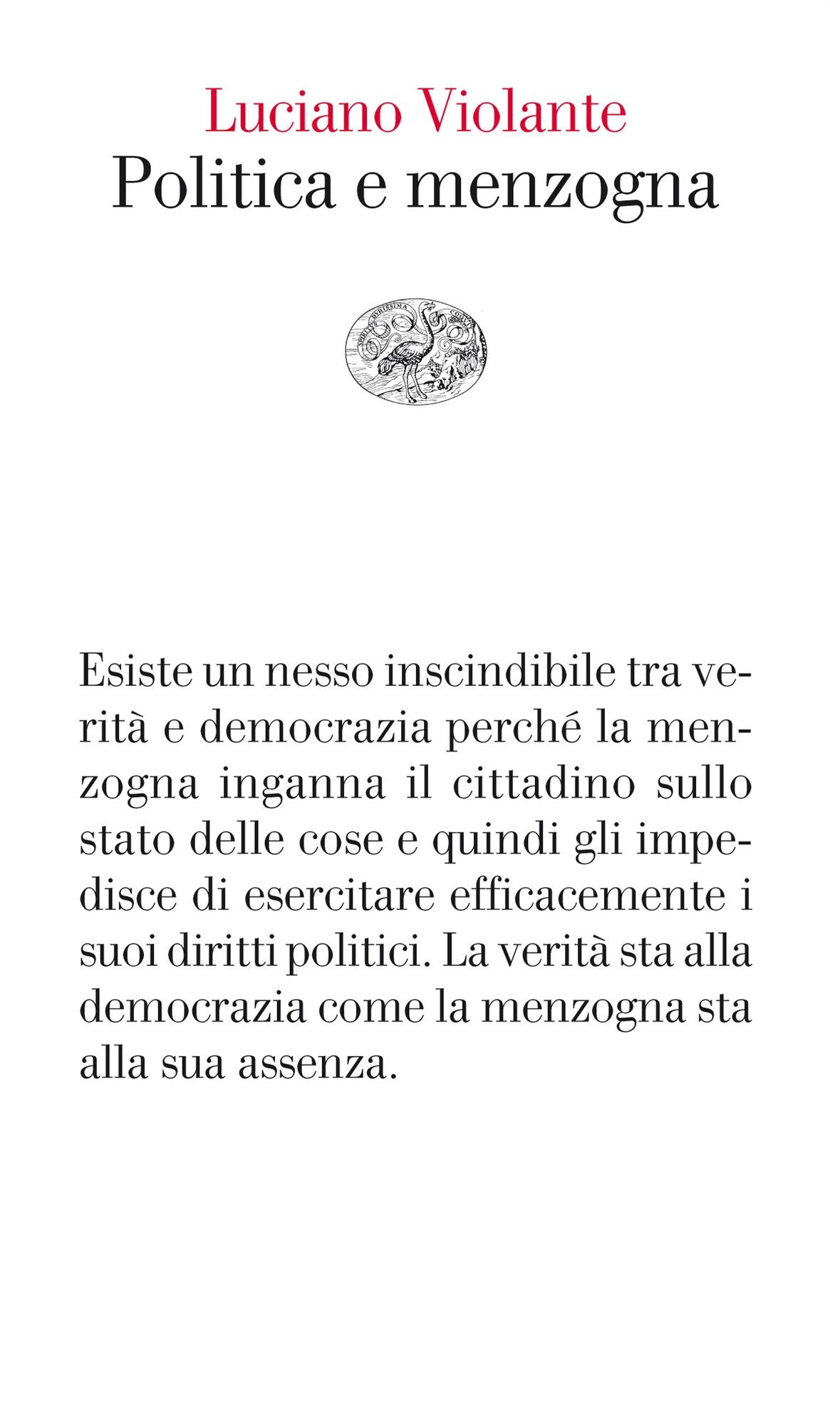 Politica e menzogna