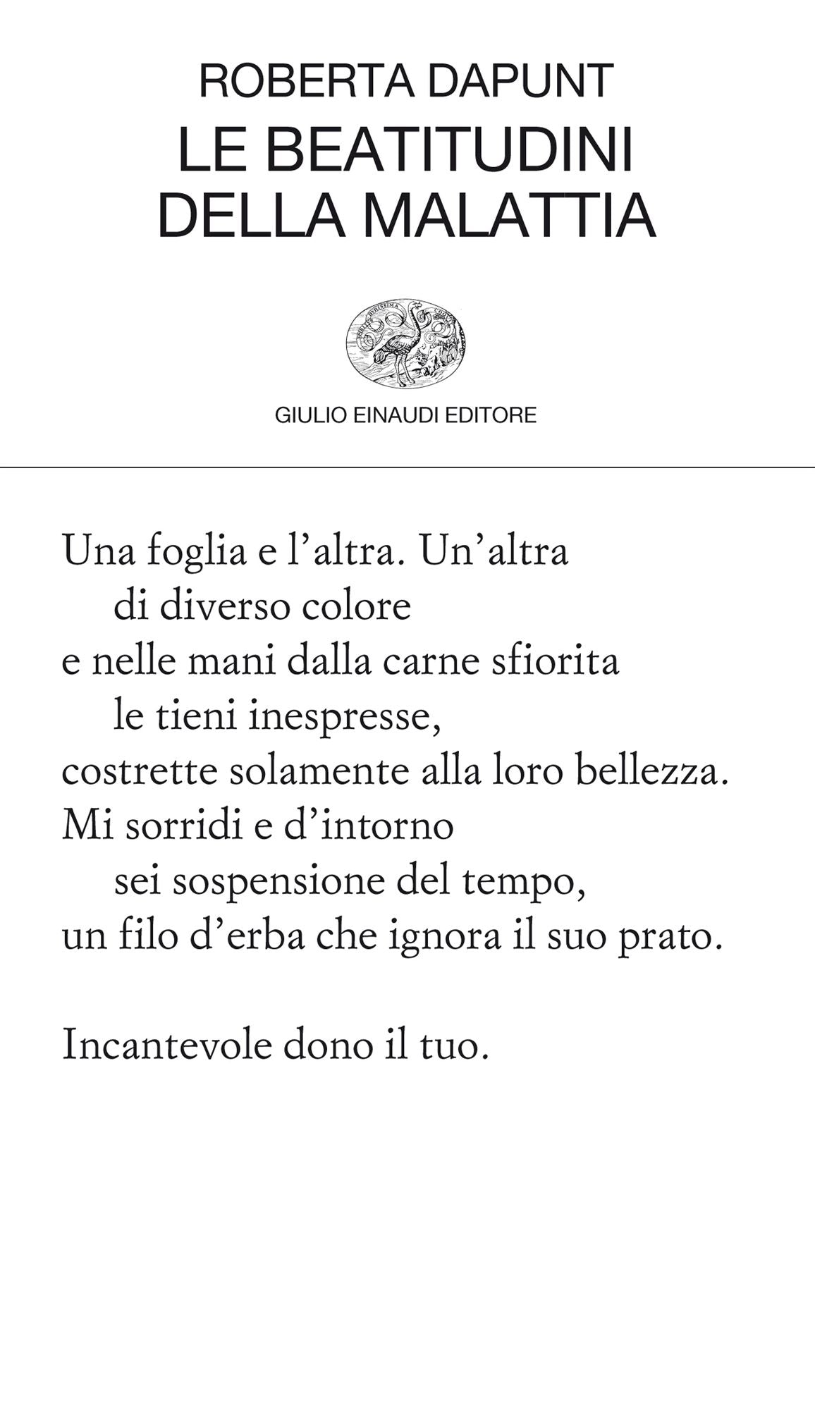 Le beatitudini della malattia