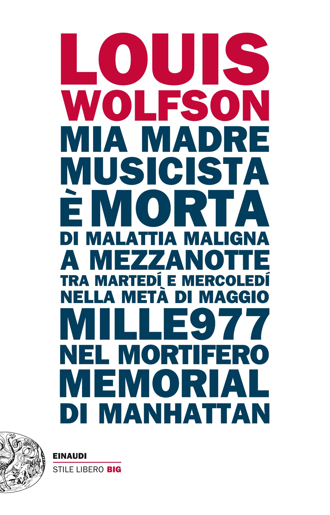 Mia madre, musicista, è morta di malattia maligna a mezzanotte, tra martedí e mercoledí, nella metà di maggio mille977, nel mortifero Memorial di Manhattan