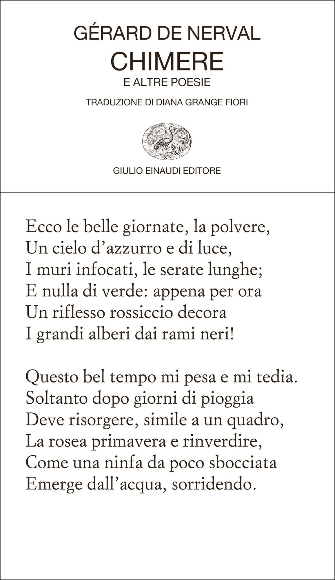 Chimere e altre poesie