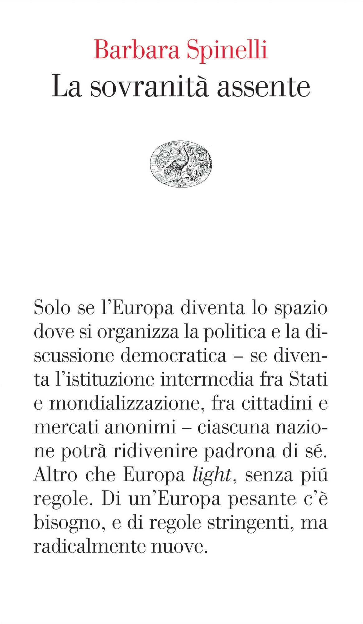 La sovranità assente