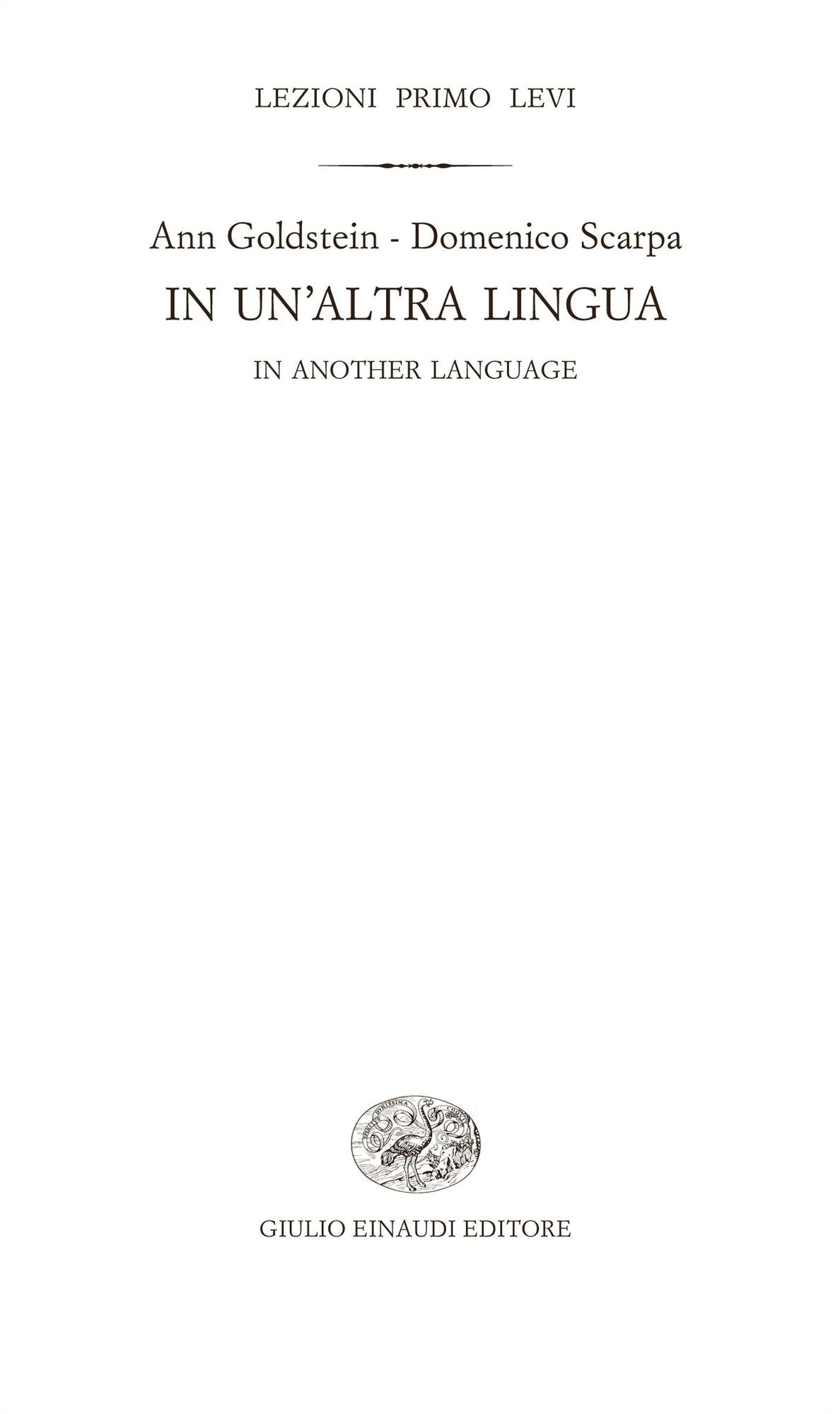 In un'altra lingua