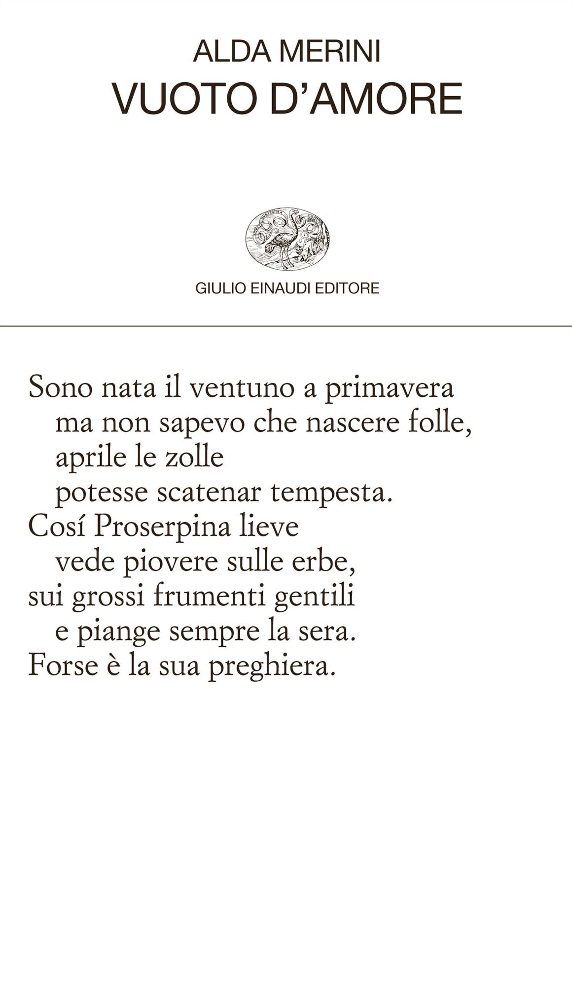 Vuoto d'amore