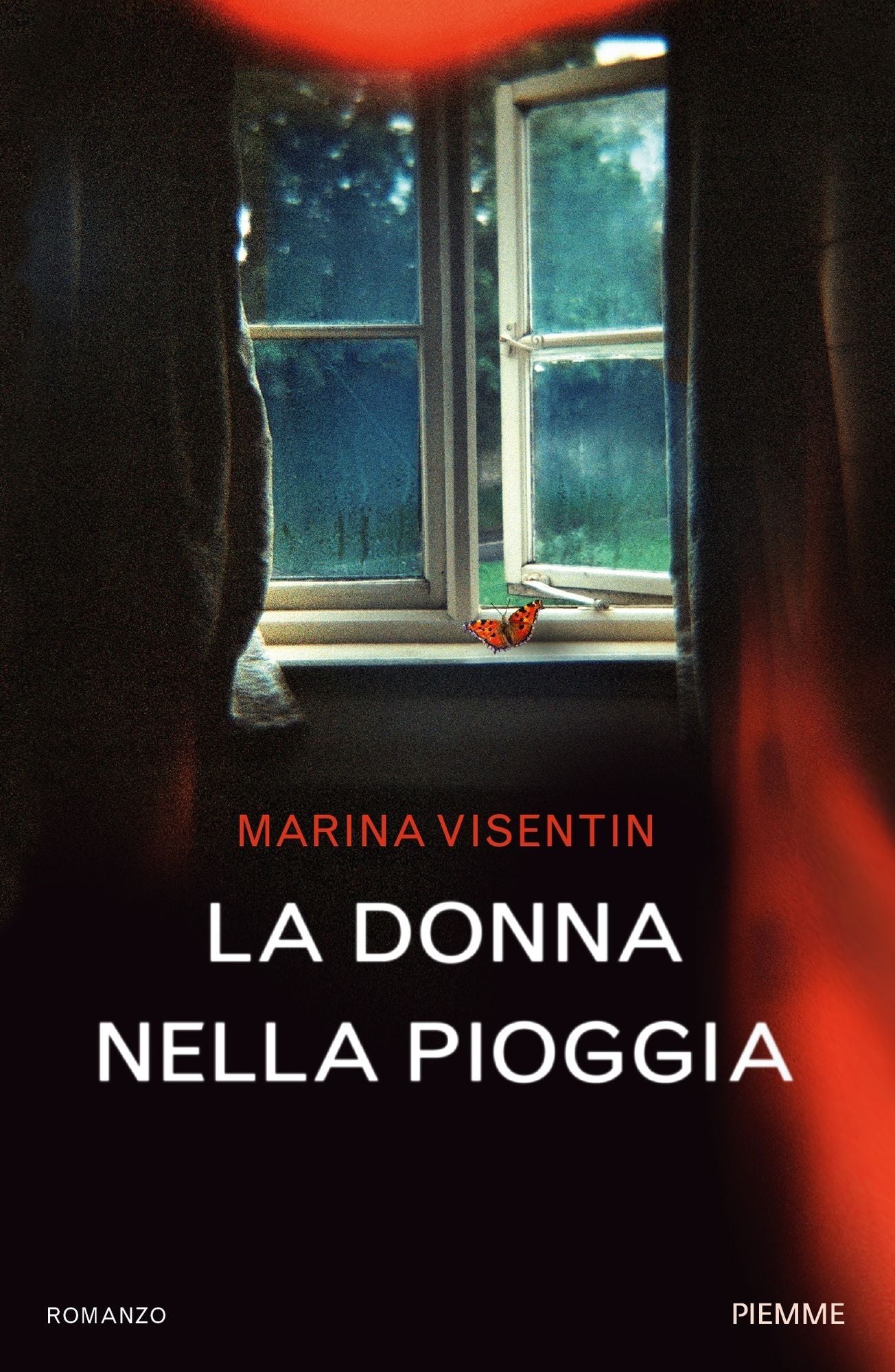 La donna nella pioggia